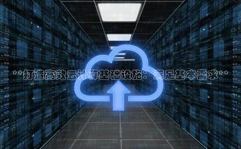 杏鑫彩票官网app雷柏科技**打造高效云计算基础设施：满足基本需求**