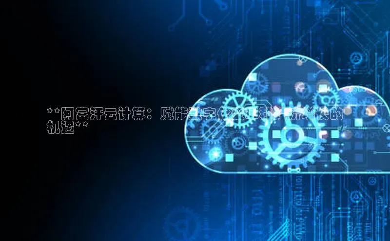 杏鑫注册登录代理度小满支付**阿富汗云计算：赋能数字化变革和经济增长的
机遇**