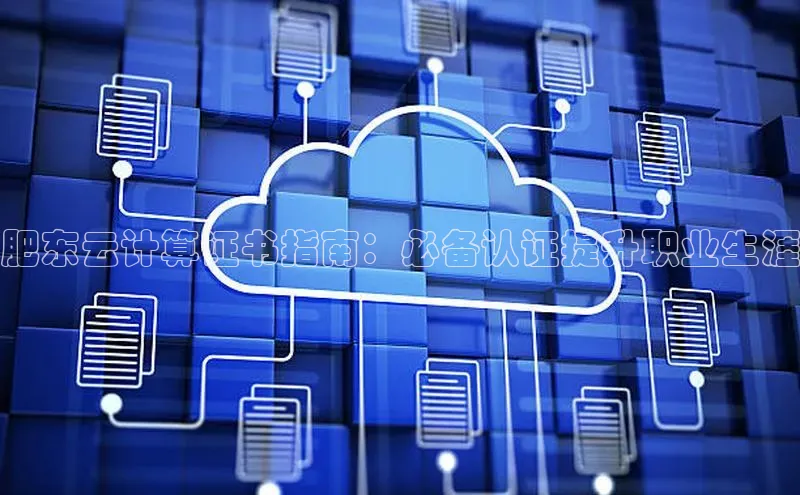 杏鑫平台手机登录入口神思电子肥东云计算证书指南：必备认证提升职业生涯