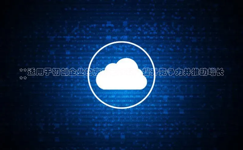 杏鑫彩票app官方下载路畅科技**适用于初创企业的京东云计算：提升竞争力并推动增长
**