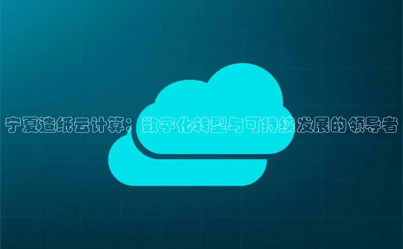 杏鑫注册平台官方网站每日互动宁夏造纸云计算：数字化转型与可持续发展的领导者