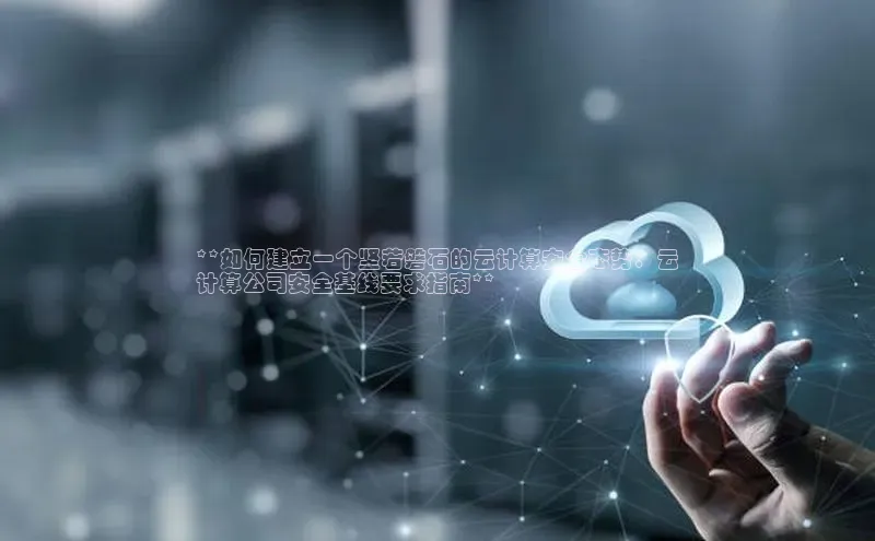杏鑫平台登录地址网易**如何建立一个坚若磐石的云计算安全态势：云
计算公司安全基线要求指南**
