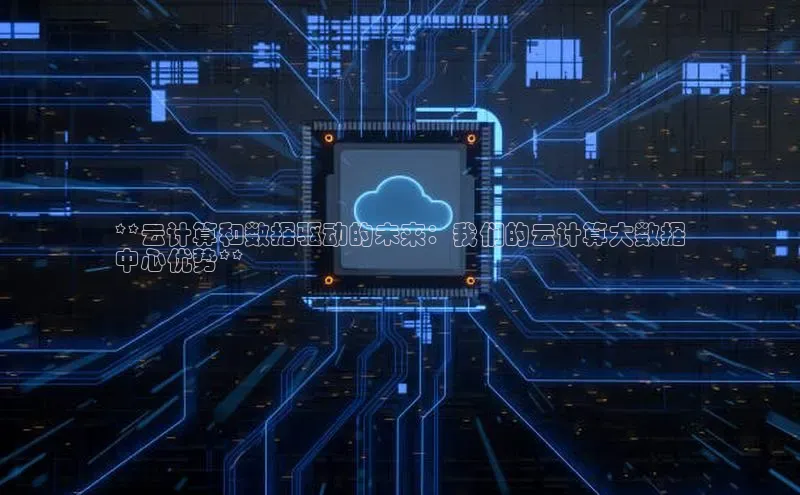 杏鑫平台代理滴滴出行**云计算和数据驱动的未来：我们的云计算大数据
中心优势**